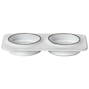 Менажница Costa Nova Âmbar 2-Section Rectangular Tray 1ABD191E-WHI