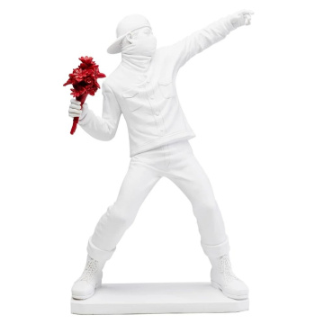 Фигурка KARE Deko Figur Street Art Bouquet Weiß 56374