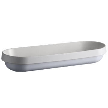 Салатник Emile Henry Saladier Ovale Grand Gris EH103242