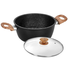 Кастрюля с крышкой Barazzoni Granitica Extra Induction Eco 85510202425