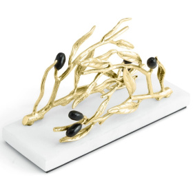 Салфетница Michael Aram Olive Branch Vertical Napkin Holder 112498
