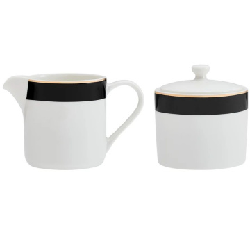 Сахарница и сливочник KitchenCraft Mikasa Luxe Deco Sugar Pot and Creamer Set MKLDSUGCRMSET