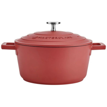 Кастрюля с крышкой KitchenCraft MasterClass Red Casserole Dish (арт. MCMCRD20RED)