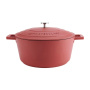 Кастрюля с крышкой KitchenCraft MasterClass Red Casserole Dish MCMCRD28RED. фото 2