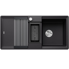 Кухонная мойка Blanco Adira 6 S-F Silgranit Black 527609