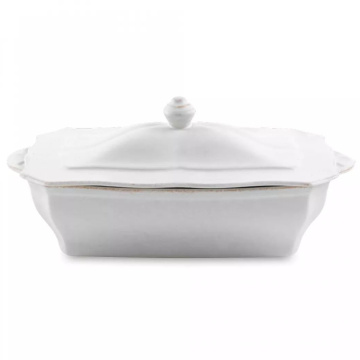 Форма для запекания Casafina Impressions White Rectangular Covered Casserole IM525-WHI