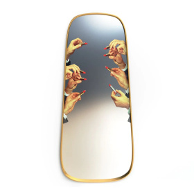 Зеркало Seletti Mirror Gold Frame Lipsticks 17051
