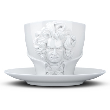 Чашка с блюдцем Tassen Talent cup Ludwig van Beethoven in white 80.01.01