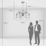 Люстра подвесная De City Breeze Hanging Chandelier 111017706. фото 6