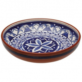 Тарелка для супа Casafina Alentejo Terracotta Indigo Soup Bowl F30-BW