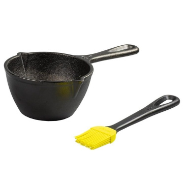 Ковш Lodge Cast Iron Melting Pot and Silicone Brush LMPB21