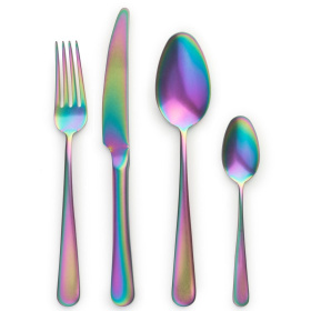Набор столовых приборов Herdmar Luxor Casual Mate Bright Rainbow PVD Cutlery Set 1640000-mbr