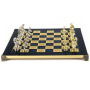 Шахматы Manopoulos Classic Metal Staunton Chess Set S34BLU. фото 1