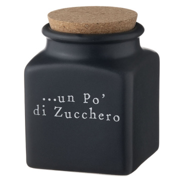 Банка для сахара Nuova Cer Easy Barattolo Zucchero nero 9064/2-EAB