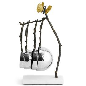 Набор мерных ложек на подставке Michael Aram Butterfly Ginkgo Measuring Cup Set 175931