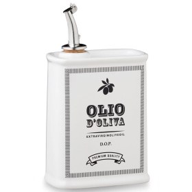 Бутылка для масла Nuova Cer Oliera ceramica grigia 9502-BCO