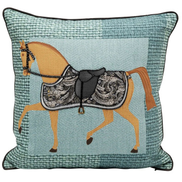 Подушка KARE Kissen Show Horse Plaid 57277
