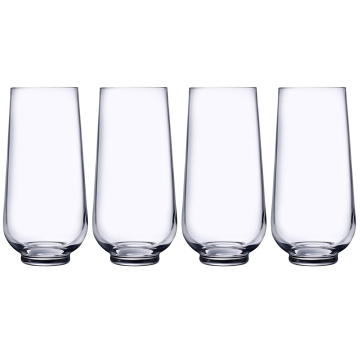 4 стакана для коктейлей Nude Glass Hepburn Long Drink Glasses 425 мл (арт. 1100881-4)