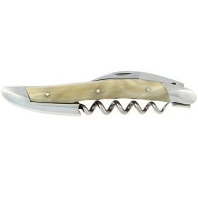 Штопор сомелье Forge de Laguiole Le Sommelier Knife Light Brown Horn Tip Handle SOM BC