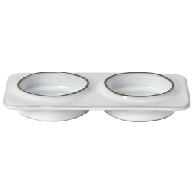 Менажница Costa Nova Âmbar 2-Section Rectangular Tray 1ABD191E-WHI