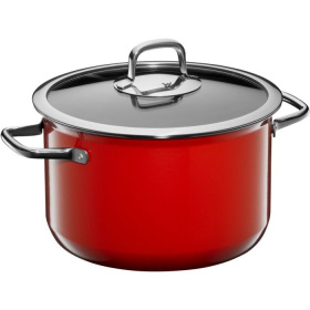 Кастрюля с крышкой WMF Fusiontec Compact Soup Pot Red 3201111566