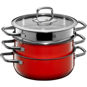 Набор кастрюль WMF Fusiontec Compact Cookware Set 3-piece Red 3201111553