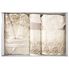 Набор для ванной Renato Balestra Priscilla Cotone Set da bagno Biscotto RBL/441106