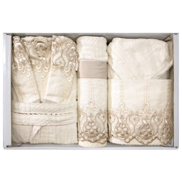 Набор для ванной Renato Balestra Priscilla Cotone Set da bagno Biscotto RBL/441106