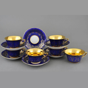 Кофейный набор Leander Windsor Zlaté Květiny 13160424-C341