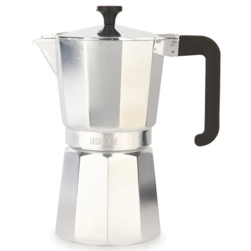 Кофеварка гейзерная KitchenCraft La Cafetière Venice Espresso Maker (арт. LCVEN9CPSIL)