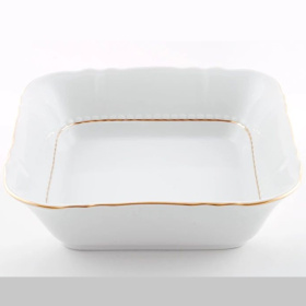 Салатник квадратный Leander Sonata Tenká Zlatá Odbočka 07111422-1139