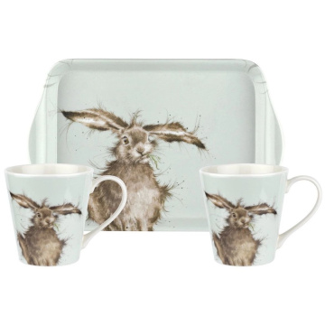 Набор кружек Pimpernel Wrendale Designs Hare Mug & Tray Set (арт. X0011658892)