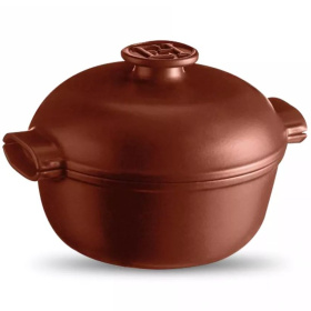 Кастрюля с крышкой Emile Henry Petite Cocotte Delight Sienne EH146620