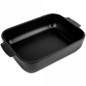 Форма для запекания Peugeot Appolia Plat four céramique rectangle noir satin 61500