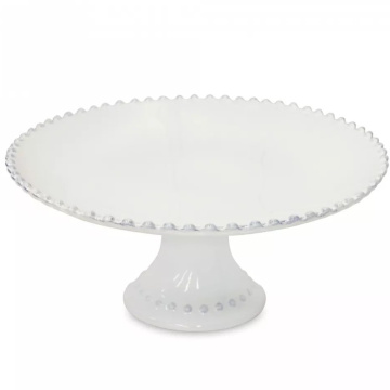 Блюдо для торта Costa Nova Pearl Footed Plate (арт. PEP286-WHI)