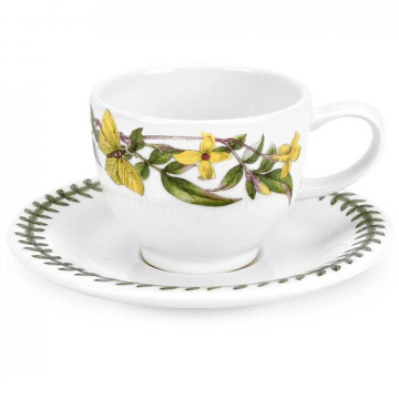 Чашка для эспрессо с блюдцем Portmeirion Botanic Garden Yellow Jasmine BG67085-13