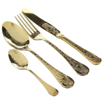 Набор столовых приборов Herdmar Pavo Classy Gold PVD Cutlery Set 2510000-gld