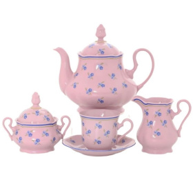 Чайный сервиз Leander Mary-Anne Modré Květiny 03260725-0887