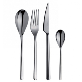 Набор столовых приборов Bugatti Sintesi Steel/Finish Shining IN-079F50MB