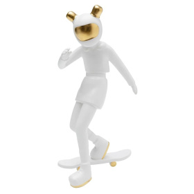 Фигурка KARE Deko Figur Skating Astronaut Weiß 54370