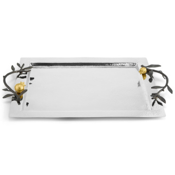 Поднос прямоугольный Michael Aram Pomegranate Serving Tray 175216