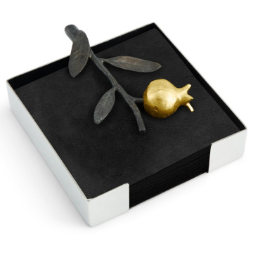 Салфетница Michael Aram Pomegranate Cocktail Napkin Holder 112245