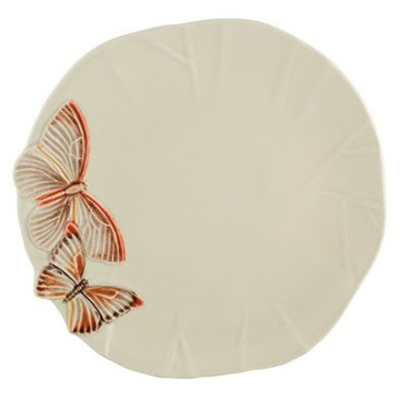 Тарелка обеденная Bordallo Pinheiro Cloudy Butterflies Dinner Plate by Claudia Schiffer 65030584