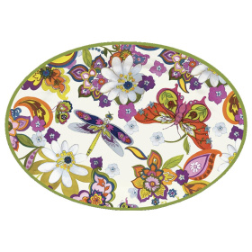 Блюдо овальное Baci Milano Amazzonia Oval Serving Plate SER1.AMA01