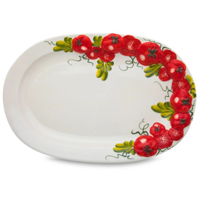 Блюдо овальное Edelweiss Tomato Large Oval Platter (арт. EDW-637)