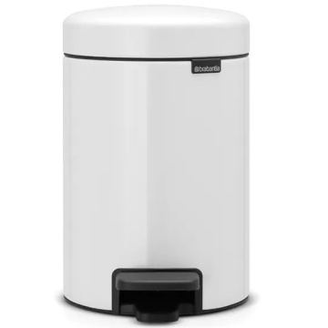 Ведро для мусора с педалью Brabantia NewIcon Pedal Bin Soft Closing White 112126