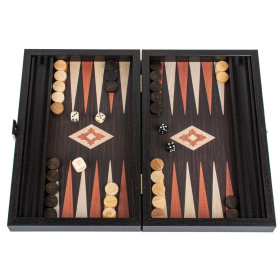 Нарды Manopoulos Handcrafted Wenge Replica Wood Backgammon Set BXL3VV