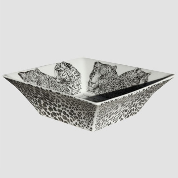 Салатник квадратный Taitù Wild Spirit Leopardo Ciotola Quadrata Media 12-1-12-A