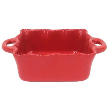 Форма для выпечки Casafina Cook & Host Square Ruffled Baker Red RFF220-RED