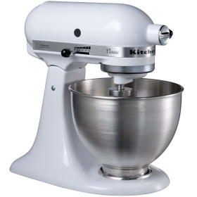 Миксер планетарный KitchenAid Classic Series Tilt-Head Stand Mixer White K45SSWH